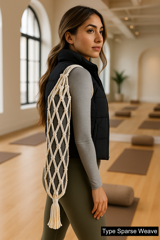 Yoga Mat Bag with Strap - Macrame - Boho Home, Weddings, Events & Gifts