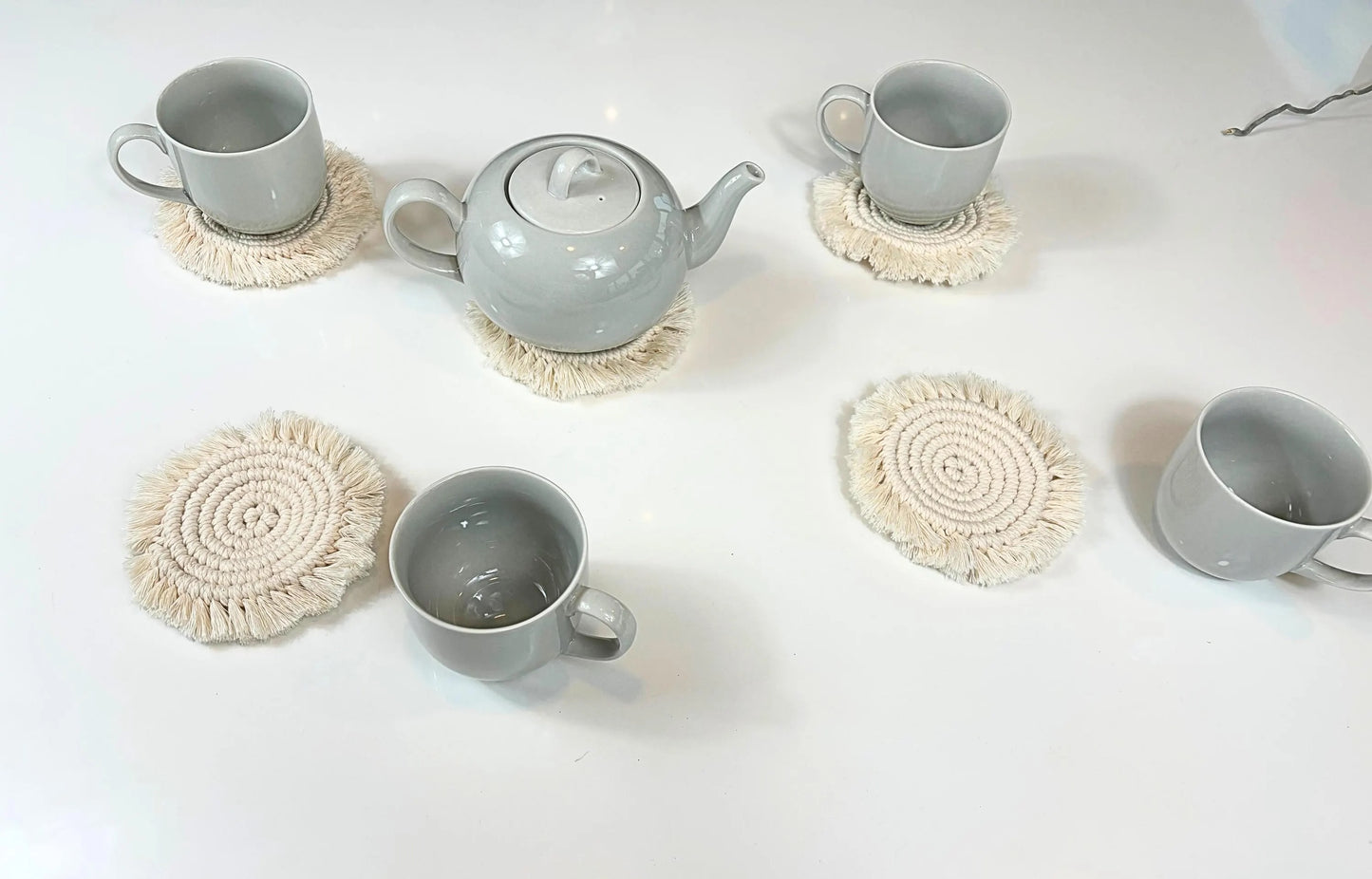 Eco-Friendly Handmade Macramé Coasters – Sustainable Style Meets Everyday Function