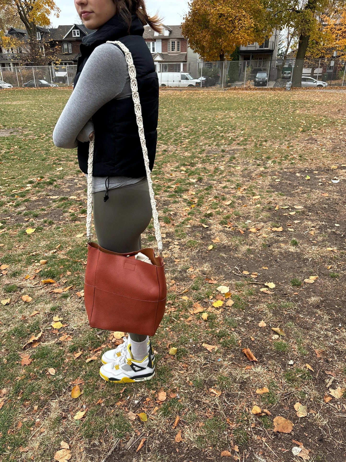 Eco-Friendly Handwoven Macramé Camera or Bag Strap – Sustainable Style for Everyday Adventures