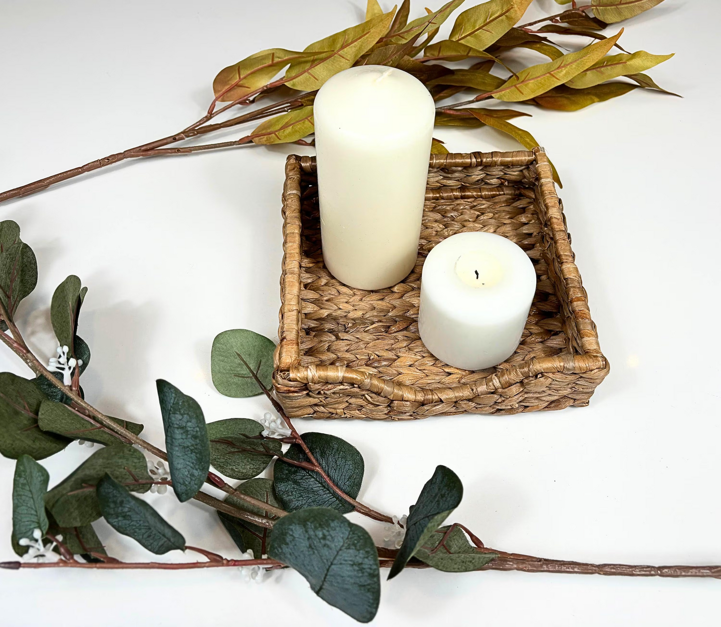Eco-Friendly Natural Water Hyacinth Napkin Holder / Seagrass Tray / Bathroom Accessory – Rustic Elegance for Every Space
