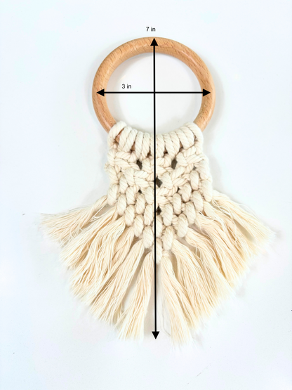 Handcrafted Macrame Napkin Rings – Sustainable Boho Dining Décor