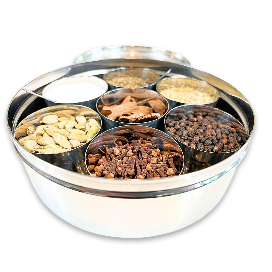 Steel Spice Box & Eco-Friendly Snack Organizer – Sustainable Storage for Modern Living