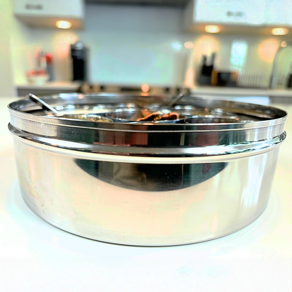 Steel Spice Box & Eco-Friendly Snack Organizer – Sustainable Storage for Modern Living