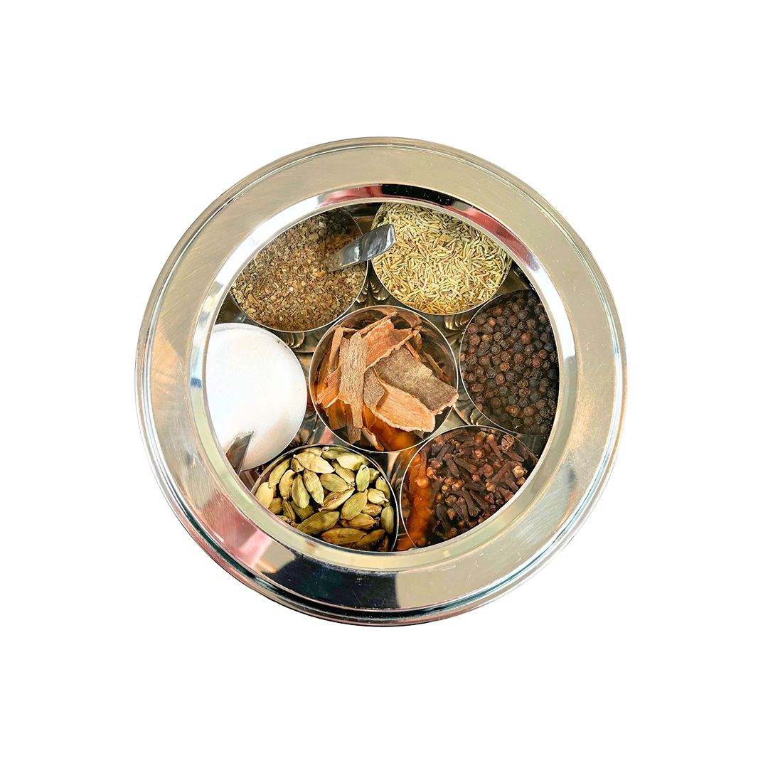 Steel Spice Box & Eco-Friendly Snack Organizer – Sustainable Storage for Modern Living