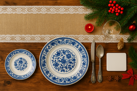 Burlap Jute Table runner with white cotton lace 6 feet long for christmas or event or elegant table decor