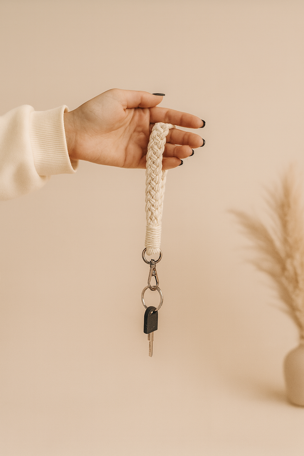 macrame keychain