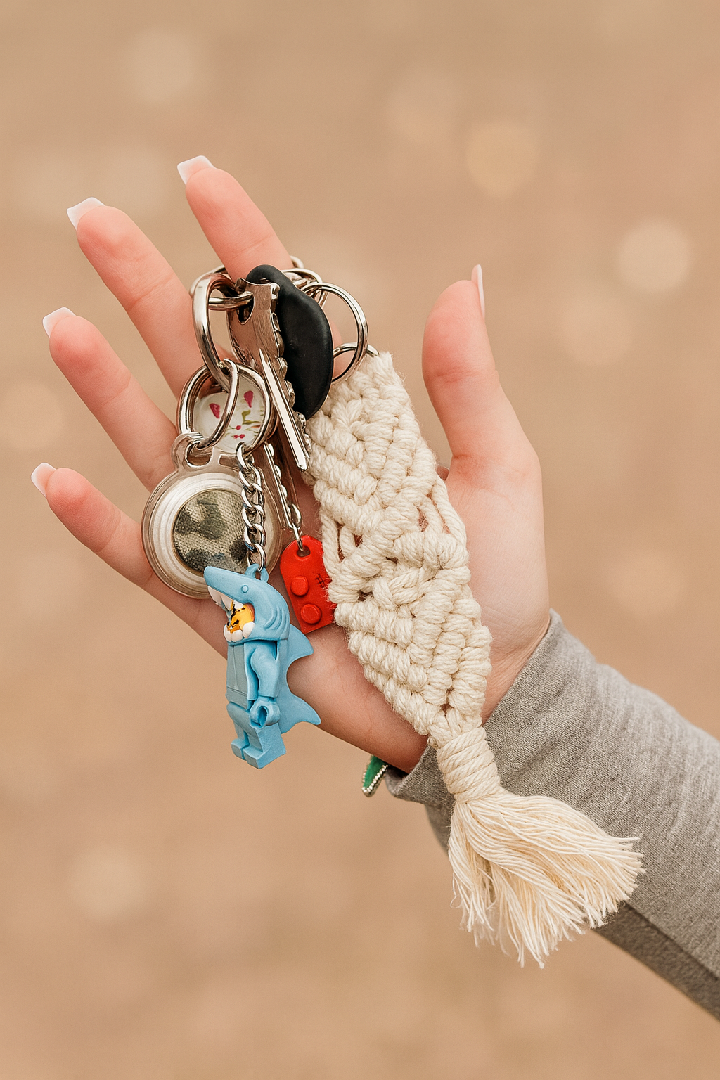 macrame keychain