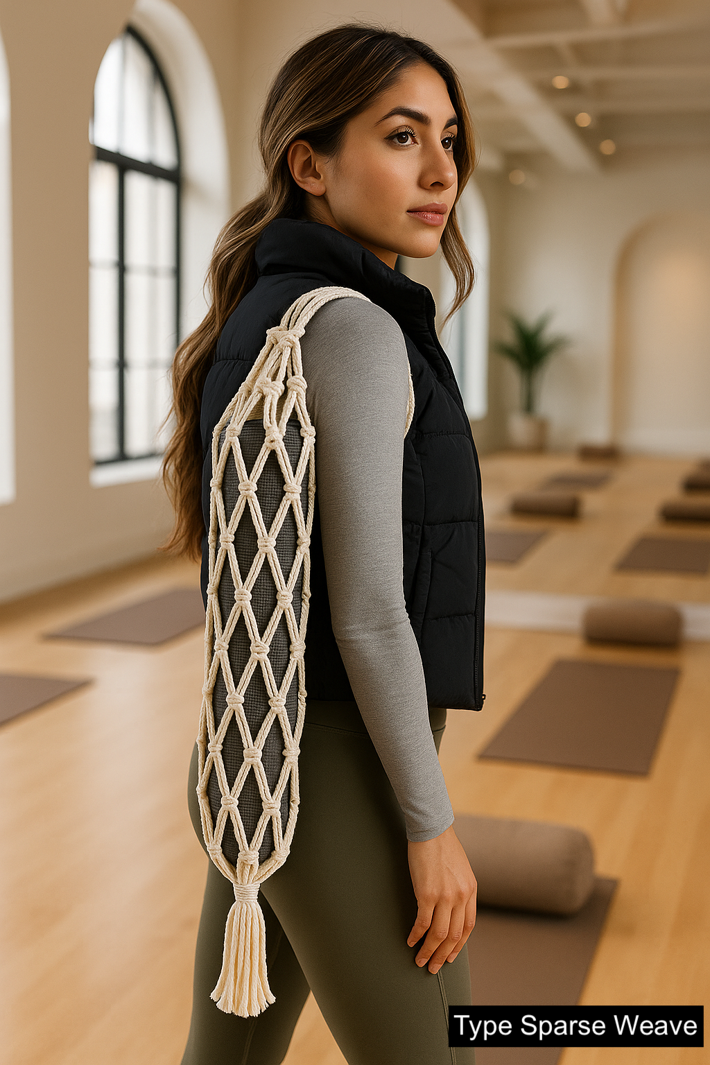 Yoga Mat Bag with Strap - Macrame - Boho Home, Weddings, Events & Gifts