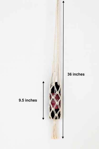 Wine & Bottle Bag - Macrame - Boho Home, Weddings, Events & Gifts