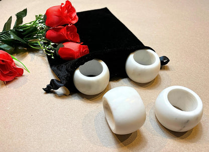 Elegant Marble Napkin Rings – Perfect for Weddings, Dinner Parties & Modern Home Decor