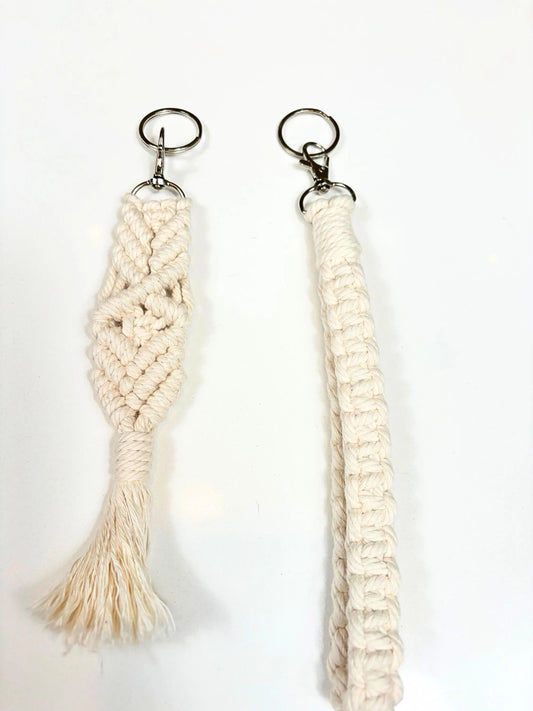 Eco-Friendly, Handmade Macramé Keychains: Beautiful Boho Lanyard and small macrame Keychain – Beauty Meets Everyday Utility
