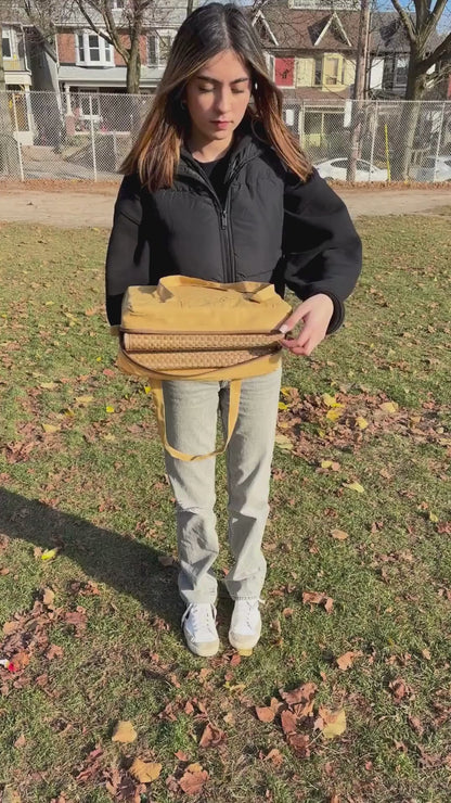 Picnic Mat & Case - Water Hyacinth - Boho Home, Weddings, Events & Gifts