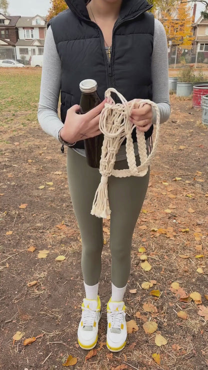 Wine & Bottle Bag - Macrame - Boho Home, Weddings, Events & Gifts